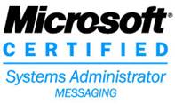 Microsoft Certified Systems Administrator Messaging Logo